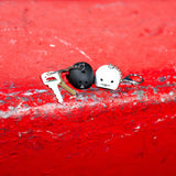Triple Eight Mini Helmet Keychain Black Matte