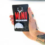 Triple Eight Mini Helmet Keychain White Matte